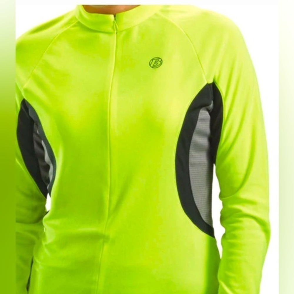 Bontrager Men’s‎ Size XXL Neon Green Long Sleeve Cycling Jacket